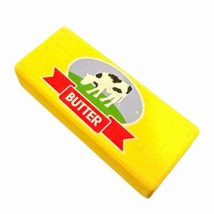 Play Food Melissa & Doug Stick Of Butter‎ Wood Block W1